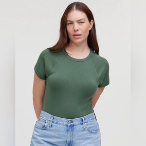 NWT Madewell Raglan T size large